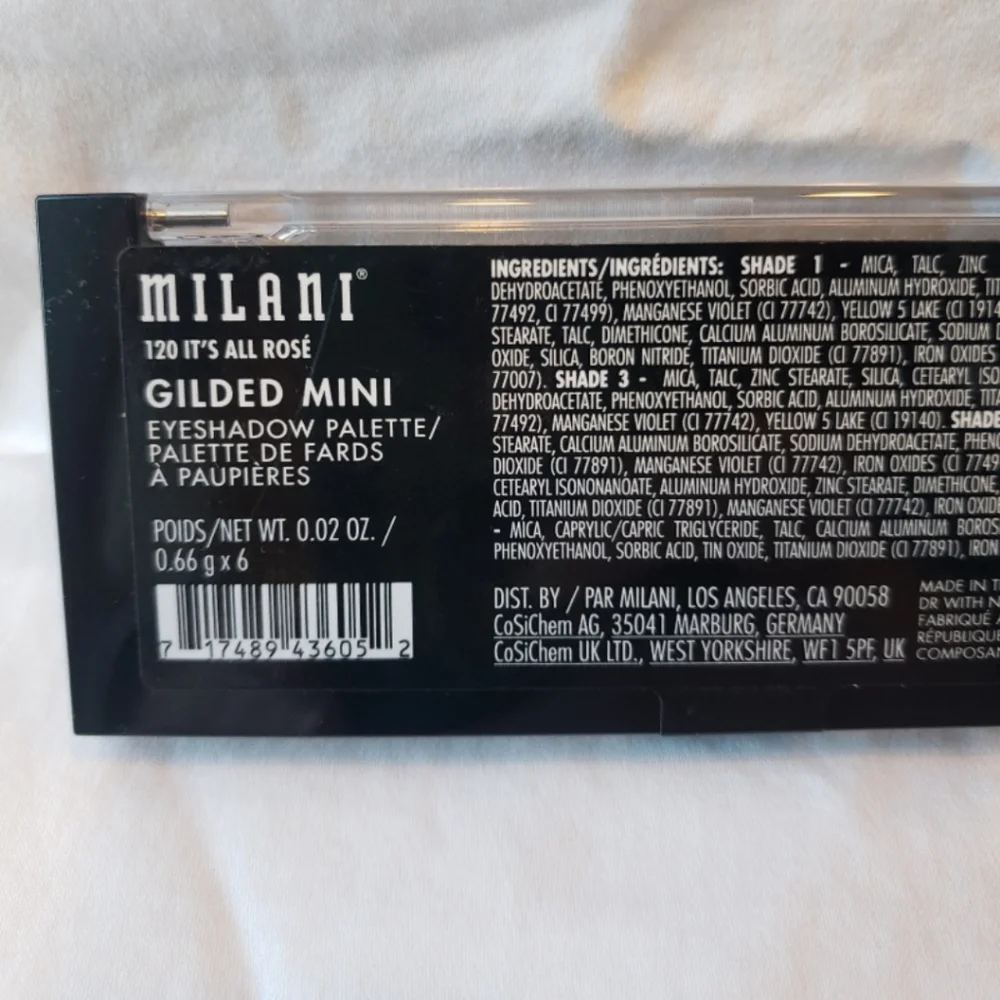 Milani It's All Rosé Gilded Mini Eyeshadow Palette